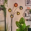 Ripoll Boule lumineuse, Lampadaire Bleu, Vert, Cuivré, 5 lumières