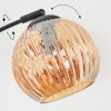 Ripoll Boule lumineuse, Lampadaire Ambre, Clair, Fumé, 5 lumières