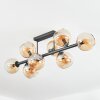Koyoto Plafonnier, Boule lumineuse Ambre, 8 lumières