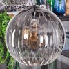 Koyoto Suspension, Boule lumineuse, Suspension Clair, Fumé, 5 lumières