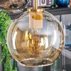 Koyoto Suspension, Boule lumineuse, Suspension Or, Noir, 5 lumières