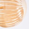 Chehalis Plafonnier, Boule lumineuse Ambre, 4 lumières