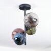 Chehalis Plafonnier, Boule lumineuse Bleu, Vert, Cuivré, Fumé, 4 lumières