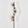 Koyoto Boule lumineuse, Lampadaire Ambre, Clair, Fumé, 6 lumières