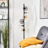 Koyoto Boule lumineuse, Lampadaire Ambre, Clair, Fumé, 6 lumières