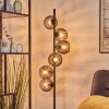 Koyoto Boule lumineuse, Lampadaire Fumé, 6 lumières