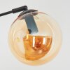 Koyoto Boule lumineuse, Lampadaire Ambre, Fumé, 3 lumières
