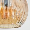 Ripoll Boule lumineuse, Lampadaire Ambre, Fumé, 3 lumières