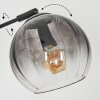 Koyoto Boule lumineuse, Lampadaire Clair, Fumé, 3 lumières