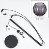 Koyoto Boule lumineuse, Lampadaire Fumé, 3 lumières Koyoto Boule lumineuse, Lampadaire Fumé, 3 lumières