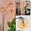 Koyoto Boule lumineuse, Lampadaire Ambre, 3 lumières