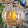 Koyoto Suspension, Boule lumineuse, Suspension Ambre, 5 lumières