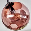 Gastor Plafonnier, Boule lumineuse Bleu, Chrome, Vert, Cuivré, Fumé, 4 lumières