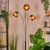 Koyoto Boule lumineuse, Lampadaire Bleu, Or, Cuivré, 3 lumières
