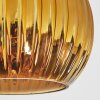 Koyoto Boule lumineuse, Lampadaire Bleu, Or, Cuivré, 3 lumières
