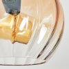 Koyoto Boule lumineuse, Lampadaire Ambre, Clair, 3 lumières