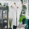 Koyoto Boule lumineuse, Lampadaire Ambre, Clair, 3 lumières