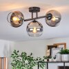 Koyoto Plafonnier, Boule lumineuse Clair, Fumé, 3 lumières