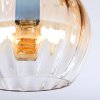 Koyoto Plafonnier, Boule lumineuse Ambre, Clair, Fumé, 3 lumières