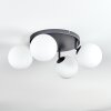 Gastor Plafonnier, Boule lumineuse Blanc, 4 lumières Gastor Plafonnier, Boule lumineuse Blanc, 4 lumières