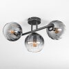 Koyoto Plafonnier, Boule lumineuse Clair, Fumé, 3 lumières