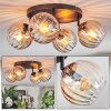 Koyoto Plafonnier, Boule lumineuse Ambre, Clair, 4 lumières