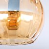 Koyoto Plafonnier, Boule lumineuse Ambre, 3 lumières