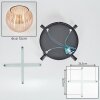 Koyoto Plafonnier, Boule lumineuse Ambre, 4 lumières
