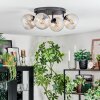 Koyoto Plafonnier, Boule lumineuse Ambre, Clair, 4 lumières