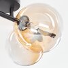 Chehalis Plafonnier, Boule lumineuse Ambre, Clair, 4 lumières