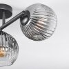 Ripoll Plafonnier, Boule lumineuse Clair, Fumé, 3 lumières