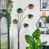 Gastor Boule lumineuse, Lampadaire Bleu, Vert, Clair, Cuivré, 5 lumières