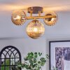 Chehalis Plafonnier, Boule lumineuse Or, Noir, 3 lumières