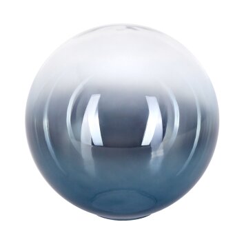 Abat-jour en verre  Gastor Verre de rechange, pièce de rechange 15 cm Bleu, Clair