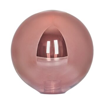 Abat-jour en verre  Bernado Verre de rechange, pièce de rechange Cuivré