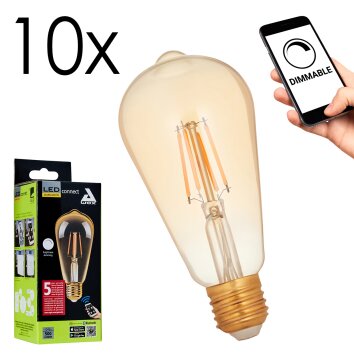 E27 LED 5.5 Watt blanc chaud dimmable 500 Lumen