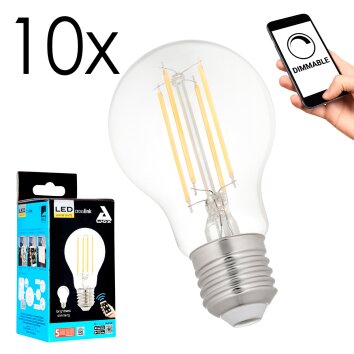 Luminaires Eglo E27 LED 6 Watt blanc chaud dimmable 806 Lumen