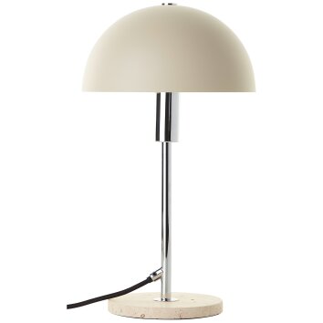 Lampe Champignon  Lillian Lampe à poser Luminaires Brilliant Beige, Argenté, 1 lumière