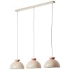 Nalam Suspension Luminaires Brilliant Beige, 3 lumières