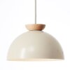 Nalam Suspension Luminaires Brilliant Beige, 3 lumières