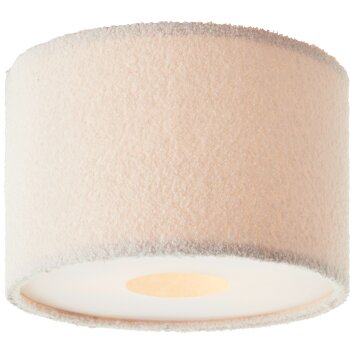 Teddy Plafonnier Luminaires Brilliant Blanc, 2 lumières