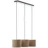 Tony Suspension Luminaires Brilliant Noir, 3 lumières