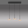 ELIPSA Suspension Luminaires Paul Neuhaus LED Noir, 3 lumières