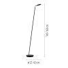 BENTE Lampadaire Luminaires Paul Neuhaus LED Noir, 1 lumière