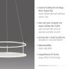 CONTURA Suspension Luminaires Paul Neuhaus LED Blanc, 2 lumières