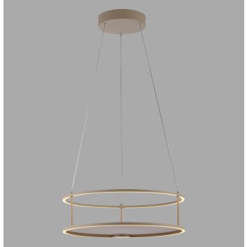 CONTURA Suspension Luminaires Paul Neuhaus LED Sable, 2 lumières