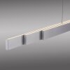 Square Suspension Luminaires Paul Neuhaus LED Argenté, 6 lumières