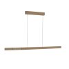 Square Suspension Luminaires Paul Neuhaus LED Bronze, 6 lumières