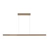 Square Suspension Luminaires Paul Neuhaus LED Bronze, 6 lumières