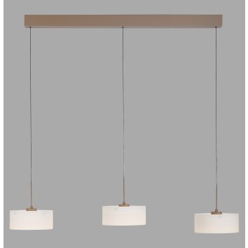 MARIKA Suspension Luminaires Paul Neuhaus LED Sable, 3 lumières
